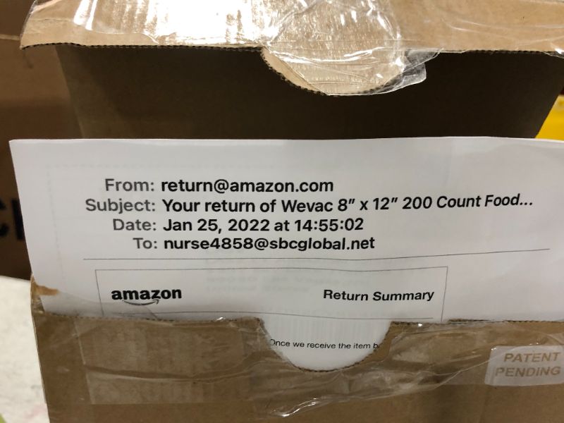 Photo 4 of Wevac Vacuum Sealer Bags 200 ct, Quart 8x12 Inch for Food Saver, Seal a Meal, Weston. Commercial Grade, BPA Free, Heavy Duty, Great for vac storage, Meal Prep or Sous Vide
