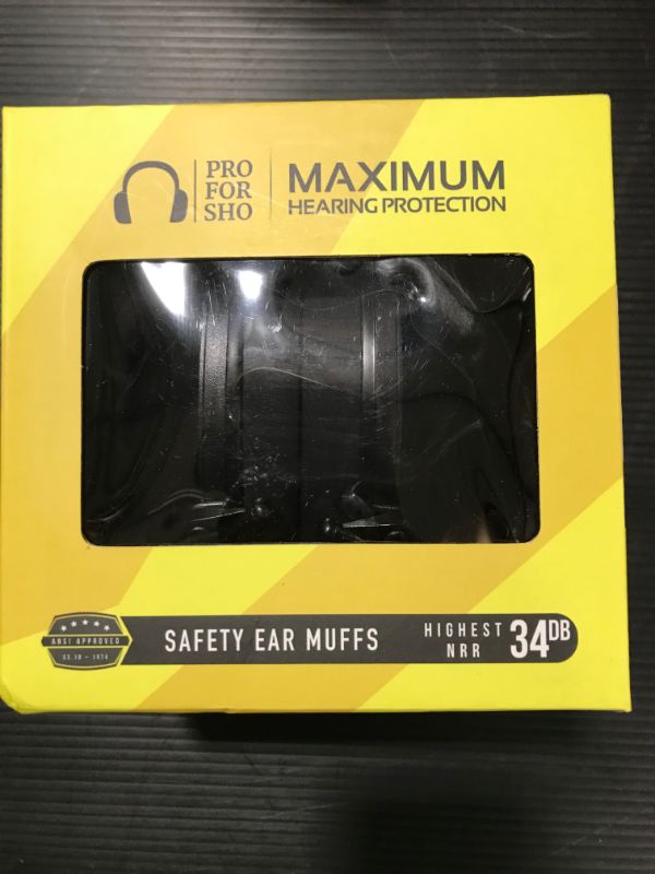 Photo 2 of Pro For Sho 34dB Shooting Ear Protection - Special Designed Ear Muffs Lighter Weight & Maximum Hearing Protection
