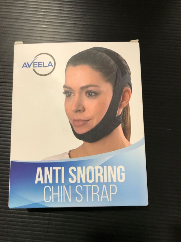 Photo 2 of Aveela Premium Anti Snoring Chin Strap for CPAP Users - Most Effective Snoring Solution - High-End Itch-Free Comfortable Breathable Material for Uninterrupted Sleep
