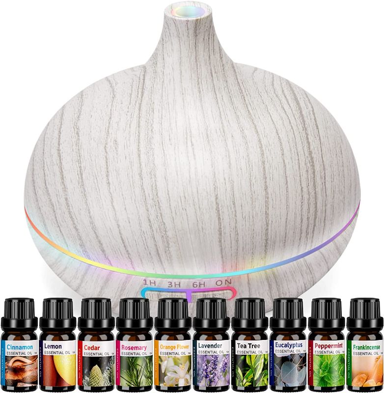 Photo 1 of 550ML White Aromatherapy Diffuser
