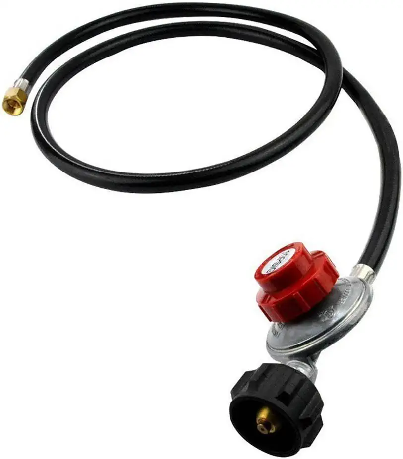 Photo 1 of onlyfire 5FT High Pressure Propane 0-20 PSI Adjustable Regulator with QCC-1 Type Hose - CSA Certified
