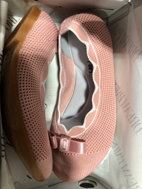 Photo 1 of DREAM PAIRS Girls Ballet Flats Comfortable Slip On Knit Dress Shoes size 11LK