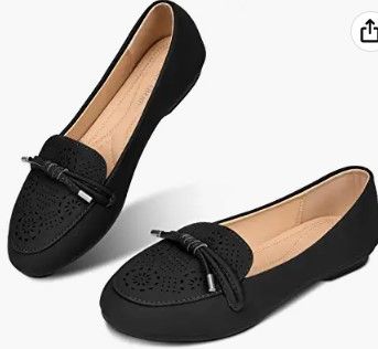 Photo 1 of BEST TRENDY Women's Flats Women's Comfortable Ballet Flats Comfortable Flats Women's Comfortable Round Toe Women's Flat Casual Flats Ladies Dress Up Foam Non-Slip Round Toe Flats size 7
