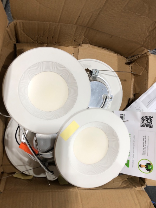 Photo 2 of Sunco Lighting 4 Pack 5/6 Inch LED Recessed Downlight