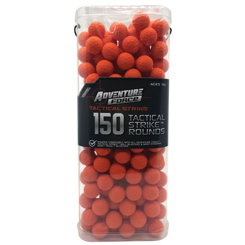 Photo 1 of Adventure Force Tactical Strike 150 Round Refill with Ammo Box Rounds Compatible with NERF Rival Blasters
