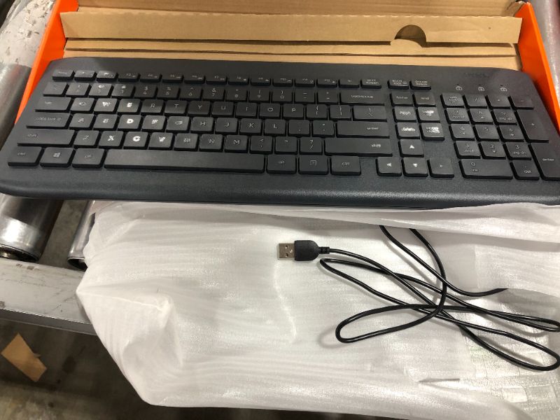 Photo 2 of Onn. USB Computer Keyboard with 104-Keys and 5 Ft Cord
