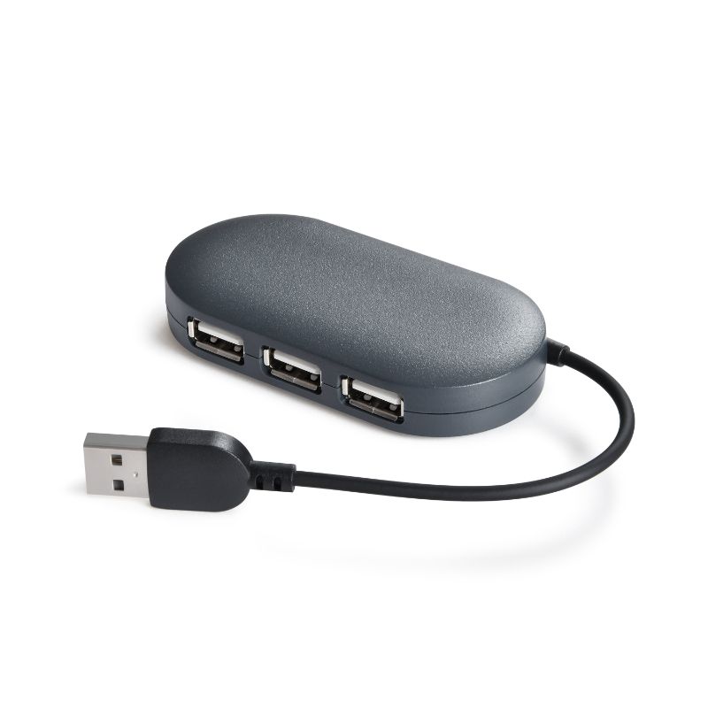 Photo 1 of Onn. Portable 4-Port USB Hub with USB 2.0 Ports
