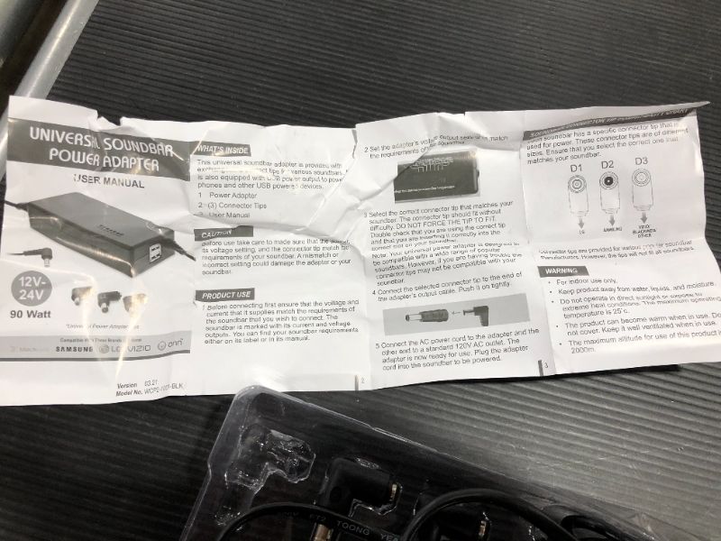 Photo 3 of Universal Soundbar Power Adapter
