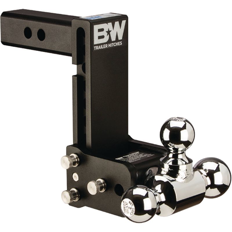 Photo 1 of B&W Tow & Stow Adjustable Ball Mount, Tow & Stow Adjustable Ball Mount - 2" Receiver in Black, 7" Drop - 7.5" Rise / Ball: 1 7/8