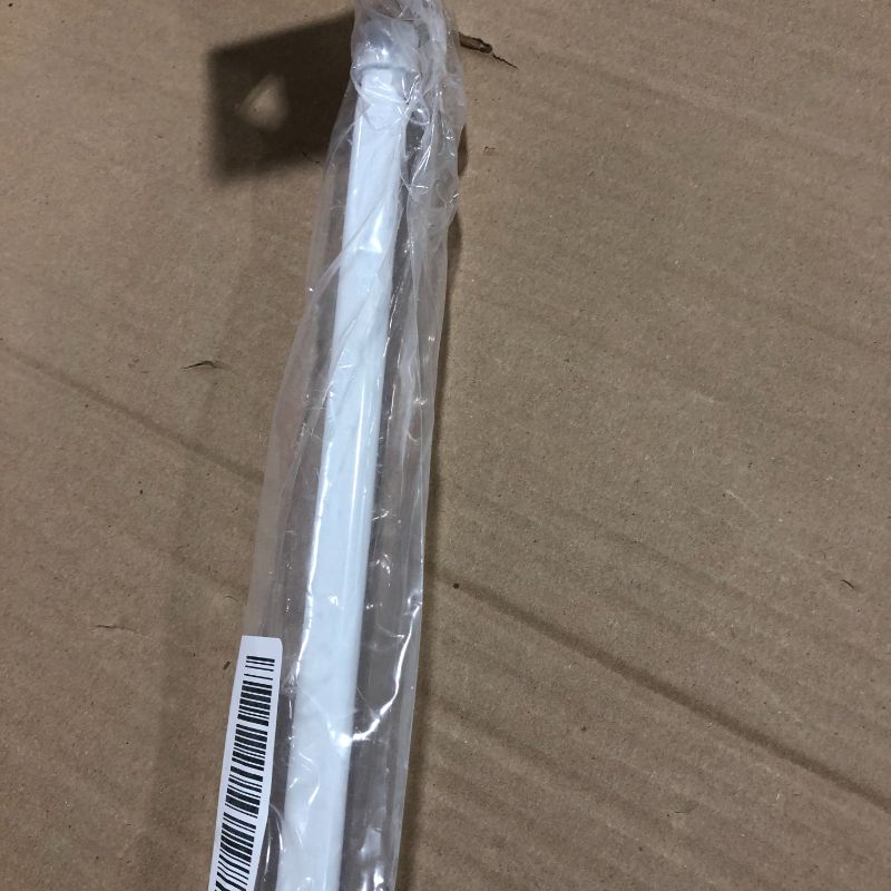 Photo 1 of Bali Blinds Oval Spring Tension Rod, 48-84", White
