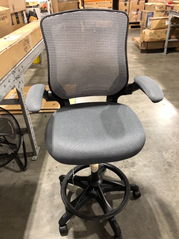 Photo 1 of Office Chair Grey and Black 