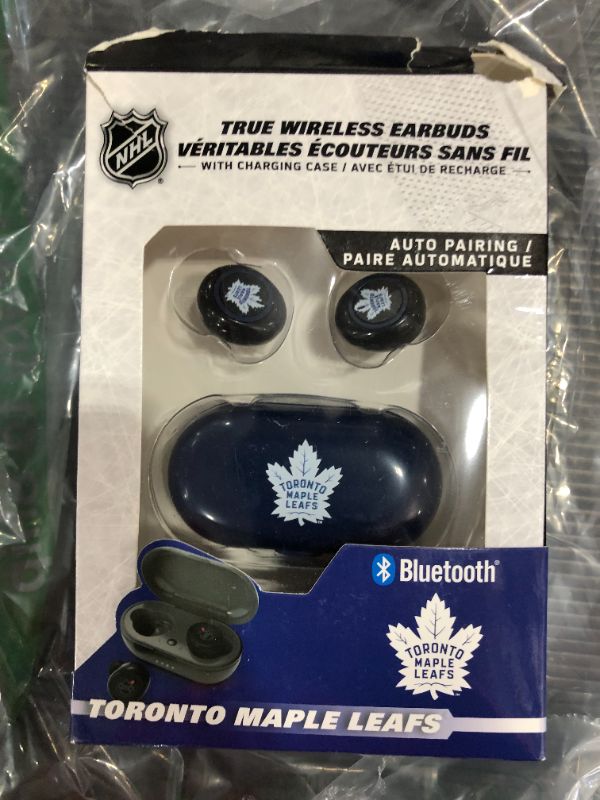 Photo 2 of Toronto Maple Leafs True Wireless Earbuds, Multicolor