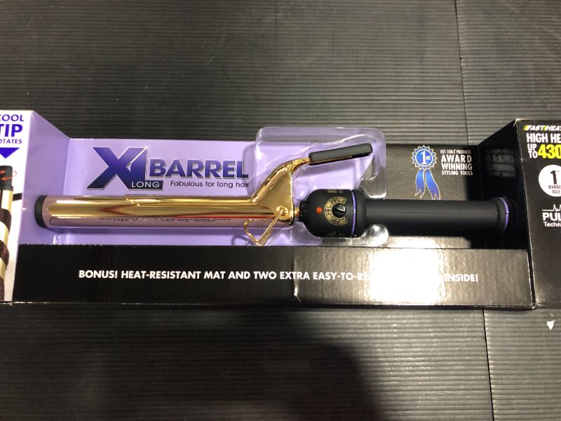 Photo 2 of Hot Tools 1 24K Gold Extra-Long Barrel Curling Iron/Wand HT1181XL Womens Hot Tools Curling Iron