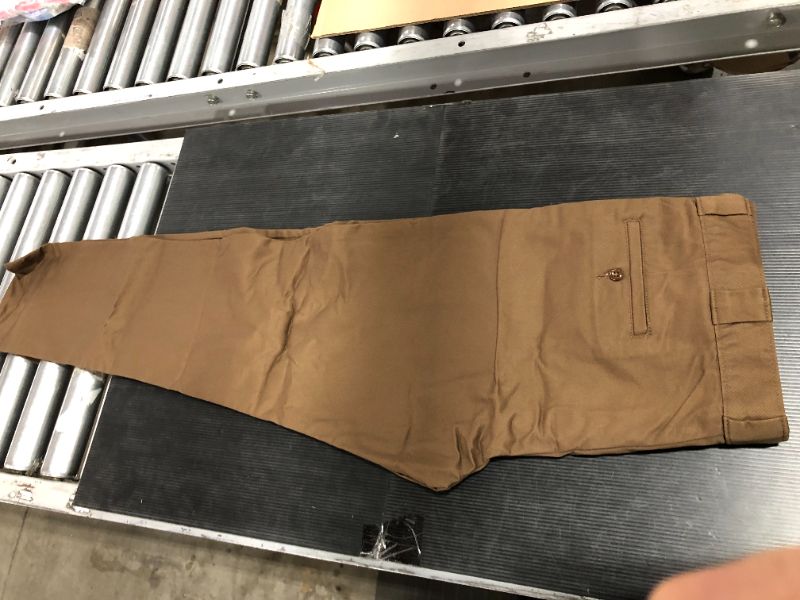 Photo 3 of Dickies Men's Flex Skinny Straight Fit Double Knee Work Pants - Timber Brown Size 40 34 (WP811)