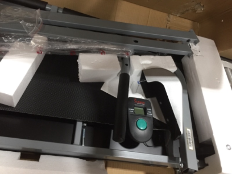 Photo 1 of Sunny Health & Fitness Manual Walking Treadmill, Black/Grey