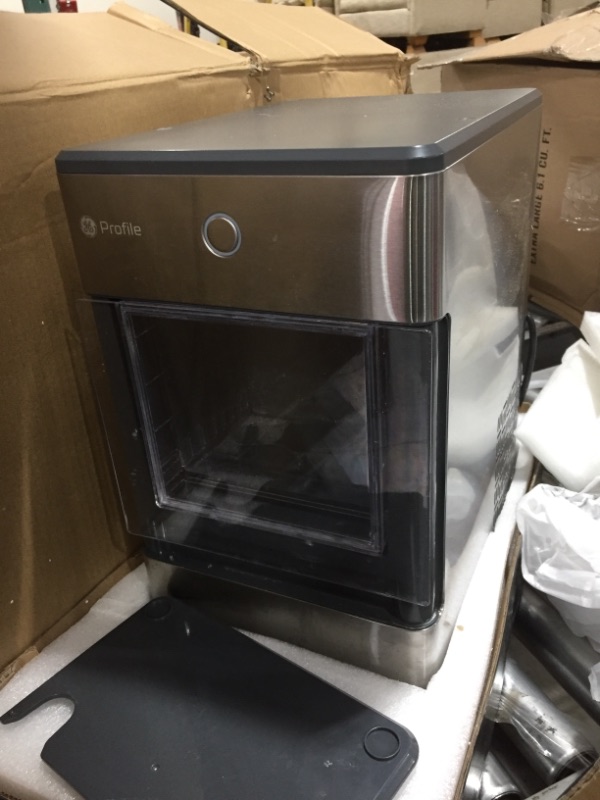 Photo 5 of GE Profile Opal 2.0 | Countertop Nugget Ice Maker with Side Tank | Ice Machine with WiFi Connectivity | Smart Home Kitchen Essentials | Stainless Steel
