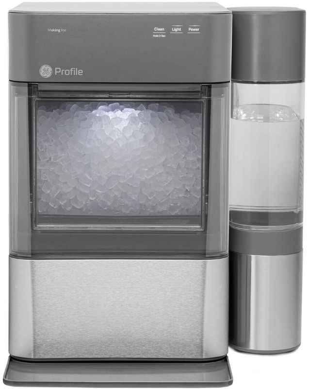 Photo 1 of GE Profile Opal 2.0 | Countertop Nugget Ice Maker with Side Tank | Ice Machine with WiFi Connectivity | Smart Home Kitchen Essentials | Stainless Steel
