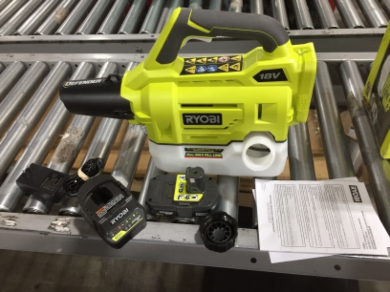 Photo 1 of ONE+ 18V Cordless Battery Fogger/Mister with 2.0 Ah Battery and Charger
