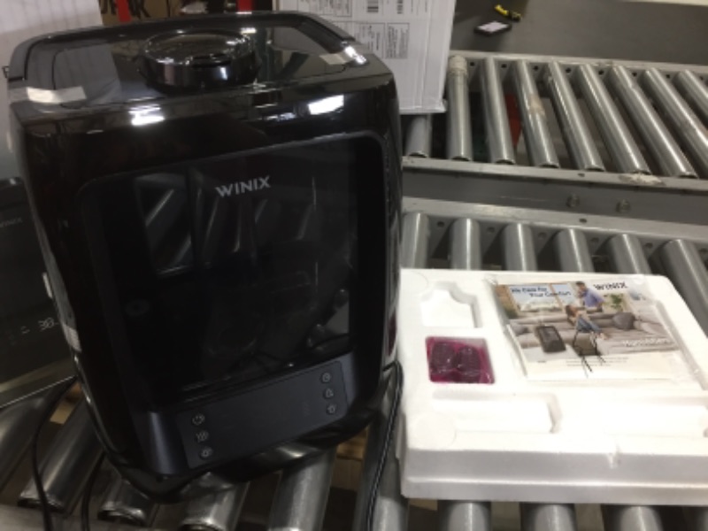 Photo 1 of WINIX L200 Ultrasonic 2 Gallon Cool and Warm Mist Humidifier for Large Rooms with Essential oil Tray - Lasts 120 Hours - Black
