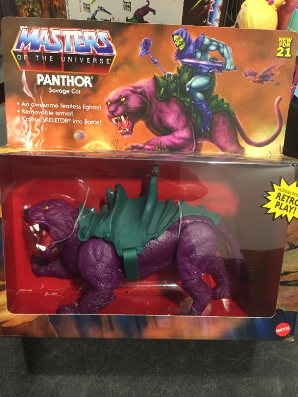 Photo 1 of Masters of the Universe Creature Origins Panthor

