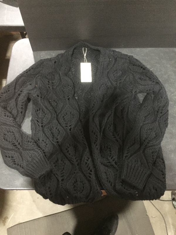 Photo 1 of Black Knitted Sweater. Size Large