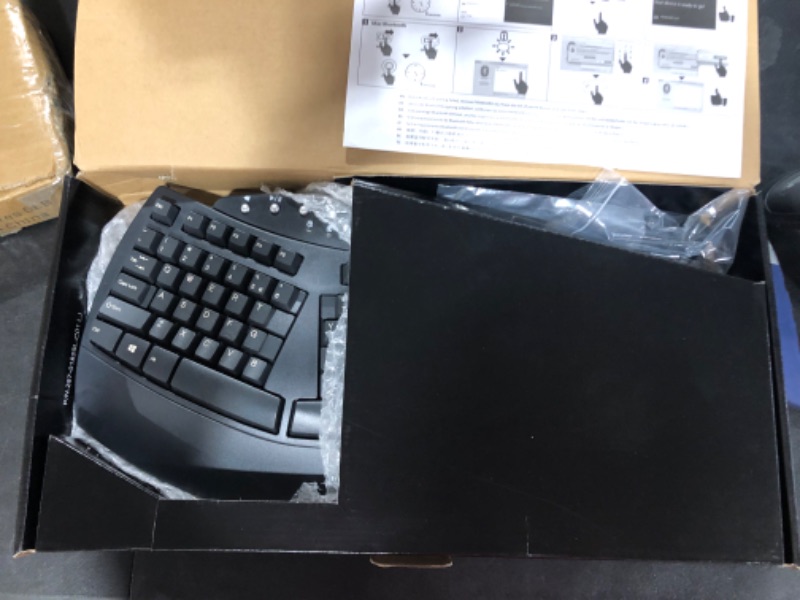 Photo 2 of Perixx Periboard-612 Wireless Ergonomic Split Keyboard with Dual Mode 2.4G and Bluetooth Feature