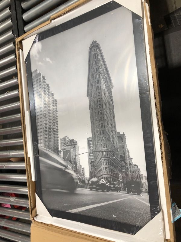 Photo 2 of Americanflat 24 x 36 Inch Black Poster Frame Polished Plexiglass. Hanging Hardware Included