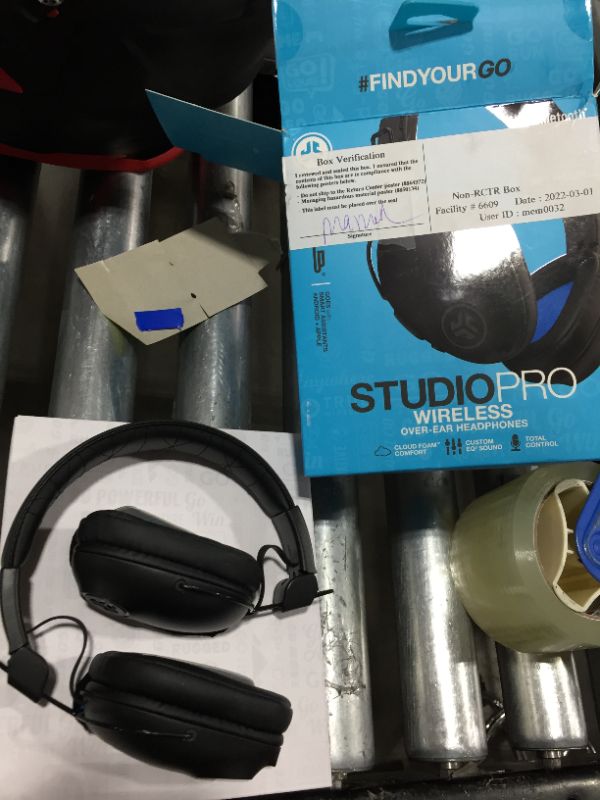 Photo 2 of JLab Studio Pro Bluetooth Wireless Over-Ear Headphones | 50+ Hour Bluetooth 5 Playtime | EQ3 Sound | Ultra-Plush Faux Leather & Cloud Foam Cushions | Track and Volume Controls | Black
