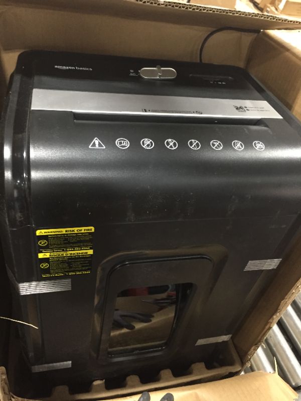 Photo 3 of FOR PARTS ONLY! Aurora AU1210MA Professional Grade High Security 12-Sheet Micro-Cut Paper/ CD and Credit Card/ 60 Minutes Continuous Run Time Shredder
