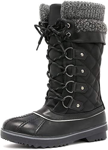 Photo 1 of DREAM PAIRS Women's Mid-Calf Waterproof Winter Snow Boots SIZE 7 