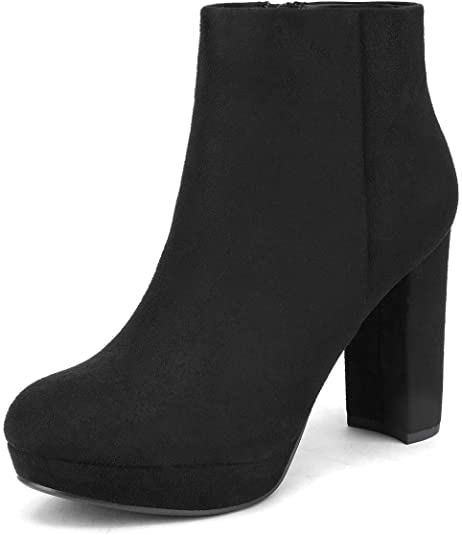 Photo 1 of DREAM PAIRS Women's Stomp High Heel Ankle Boots 7.5