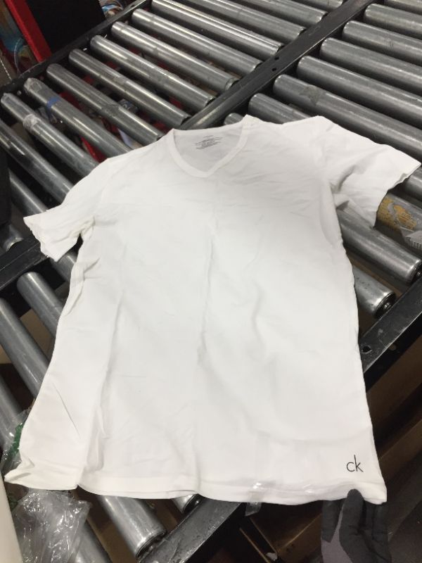 Photo 1 of Calvin Klein Men's Short Cotton V Neck T-Shirts LARGE 