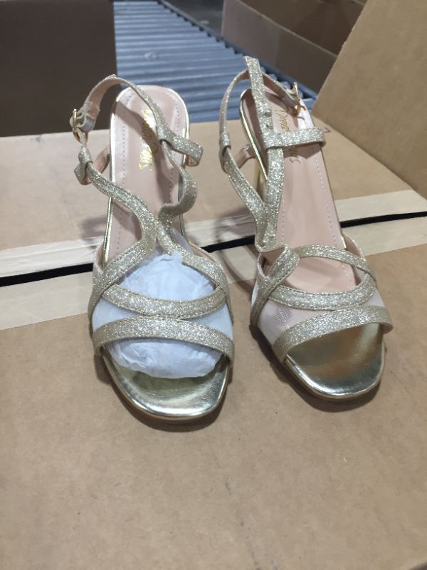 Photo 1 of DREAM PAIRS Women's Nina Low Heel Pump Sandals 6.5 