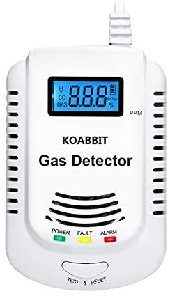 Photo 1 of Combination Natural Gas and Carbon Monoxide Detector Plug in 2-in-1 Co Detector and Combustible Gas Detector,Propane,LPG,Gas Leak Detector for Kitchen/Home,UL2034
