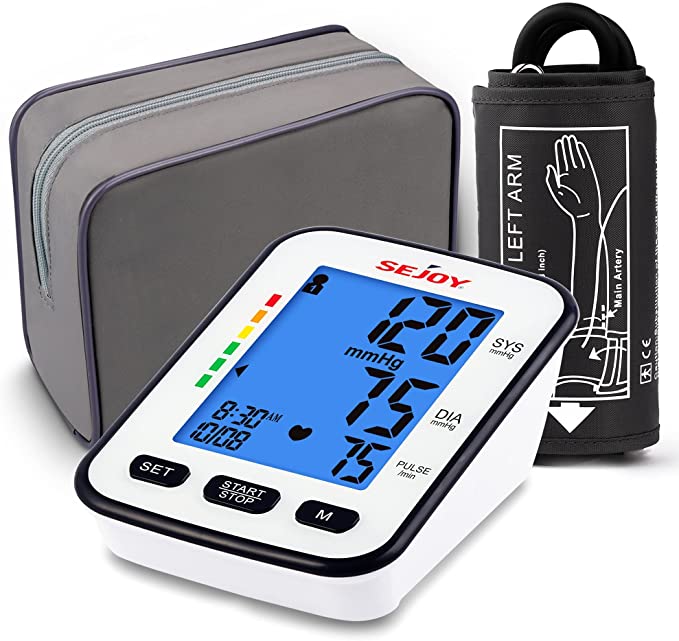 Photo 1 of Blood Pressure Monitor, Upper Arm BP Cuff Machine Automatic, Extra Large Backlit Display, English and Spanish Talking, Home Use Digital Machine Kit, Irregular Heartbeat Detector
