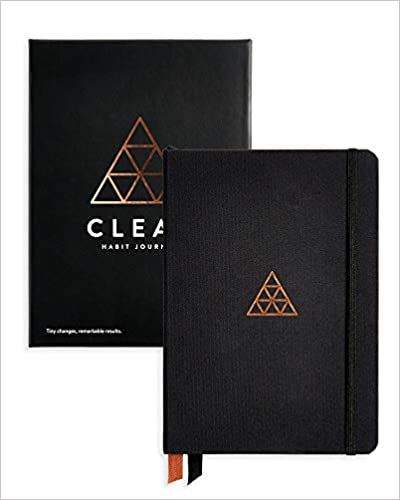 Photo 1 of Clear Habit Journal: Build Better Habits to Reach Your Goals (Flagship, 5.4 x 7.7", Black, 224 pages) Notebook –