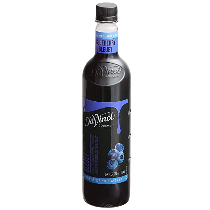 Photo 1 of 3 PACK!!! DaVinci Gourmet Sugar Free Blueberry Syrup, 750 mL Plastic Bottle
