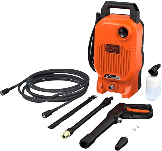 Photo 1 of BLACK+DECKER Electric Cold Water Pressure Washer, 1,700 MAX PSI, 1.2 GPM (BEPW1700)
