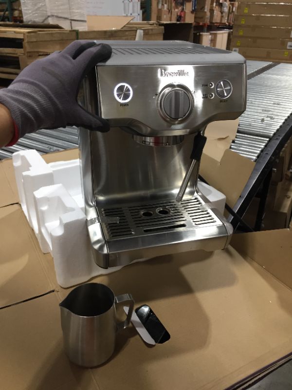 Photo 2 of Breville BES810BSS Duo Temp Pro Espresso Machine, Stainless Steel
