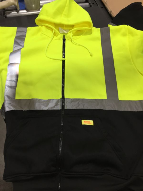 Photo 2 of Safety Main Lightweight High Visibility Hooded Jacket 5XL