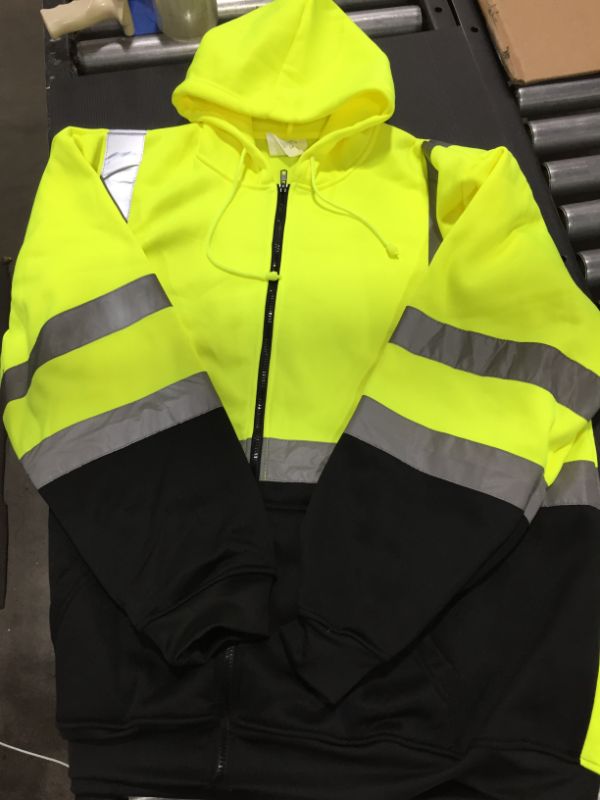 Photo 3 of Safety Main Lightweight High Visibility Hooded Jacket 5XL