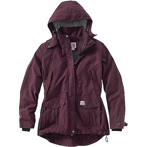 Photo 1 of 102382 Storm Defender(R) Relaxed Fit Jacket - Waterproof (for Women) - DEEP WINE (M )
