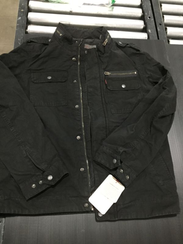 Photo 2 of Levi's(r) Lightweight Cotton Military (Black) Men's Clothing
MEDIUM