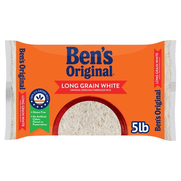 Photo 1 of BEN'S ORIGINAL™ Long Grain White Original Enriched Parboiled Rice, 5 lbs. (6 PACK)
BB DATE: AUGUST 2022