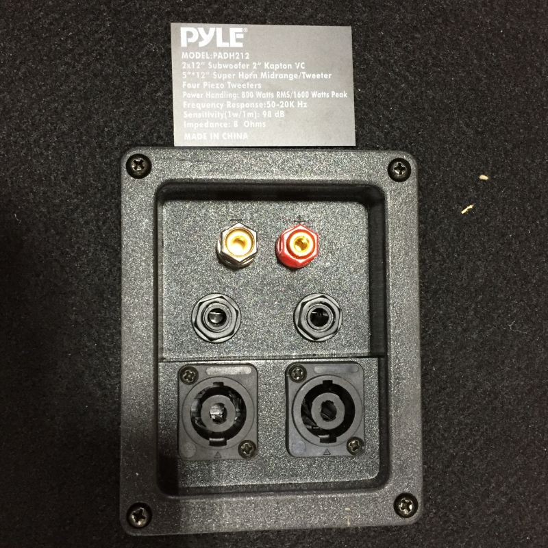 Photo 6 of PyleÂ® PADH212 1600 W Heavy Duty 7 Way PA Loud Speaker
