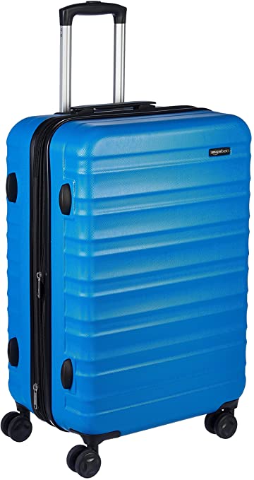 Photo 1 of Amazon Basics 26-Inch Hardside Spinner, Blue
