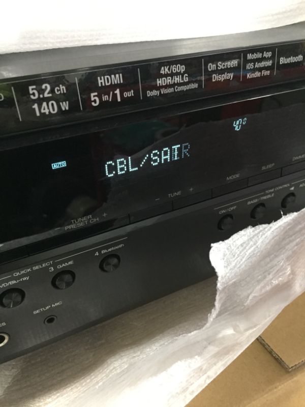 Photo 1 of Denon AVR-S540BT - AV receiver - 4K - HDR - 5.2 channel - 5 x 140 Watt - black
