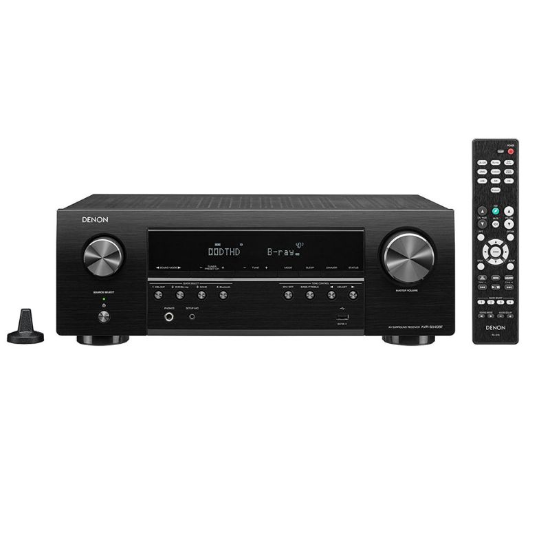 Photo 1 of Denon AVR-S540BT - AV receiver - 4K - HDR - 5.2 channel - 5 x 140 Watt - black
