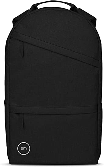 Photo 1 of Simple Modern Backpack with Laptop Compartment Sleeve for Women, Men, College, School, Work- Travel Bag, 25 Liter Legacy -Midnight Black
