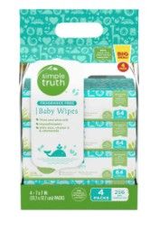 Photo 1 of Simple Truth™ Fragrance Free Baby Wipes
4 PACK